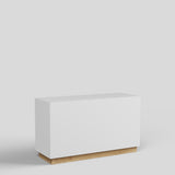 Shop Counter Matera, white and wood