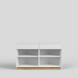 Shop Counter Matera, white and wood