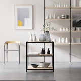 Display Table Modena, Square, black steel