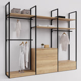 Open Wardrobe - Shelving System Addison - Style 3