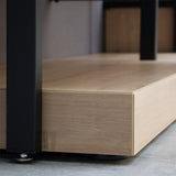 Pedestal Ceres, wooden base for Shelving System