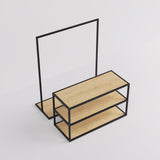 Display Table & Clothing Rail Como, in black