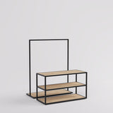 Display Table & Clothing Rail Como, in black