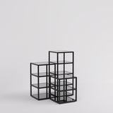 Display Table Fargo, glass shelves