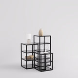 Display Table Fargo, glass shelves