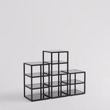 Display Table Fargo, glass shelves