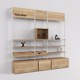 Shelving System Cetus - Classic - Style 3, white