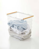 Wire Basket - Two Sizes - Steel + Wood