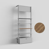 Shelf Board Ceres 19 mm, incl. white brackets