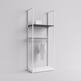 Shelf Board incl. Black Brackets for Wardrobe System Addison