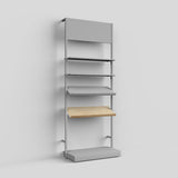 Shelf Board Cetus, angled 30 degrees, incl. brackets