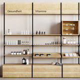 Shelving System Cetus - Classic - Style 4, black