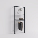 Shelving System Brooklyn - Style 1 with glass shelves