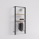 Shelving System Brooklyn - Style 1 with wooden shelves