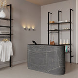 Shop Counter Coco, Oval, decor of choice