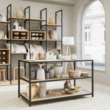 Display Table Modena, Rectangular, black steel