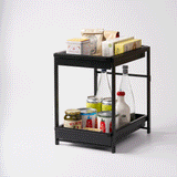 Two-Tier Pull-Out Shelf - Steel