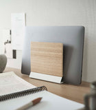 Slim Laptop Stand - Steel + Wood