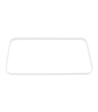 Replacement Liner Ring for Trash Can - Steel + Wood - Rectangle -